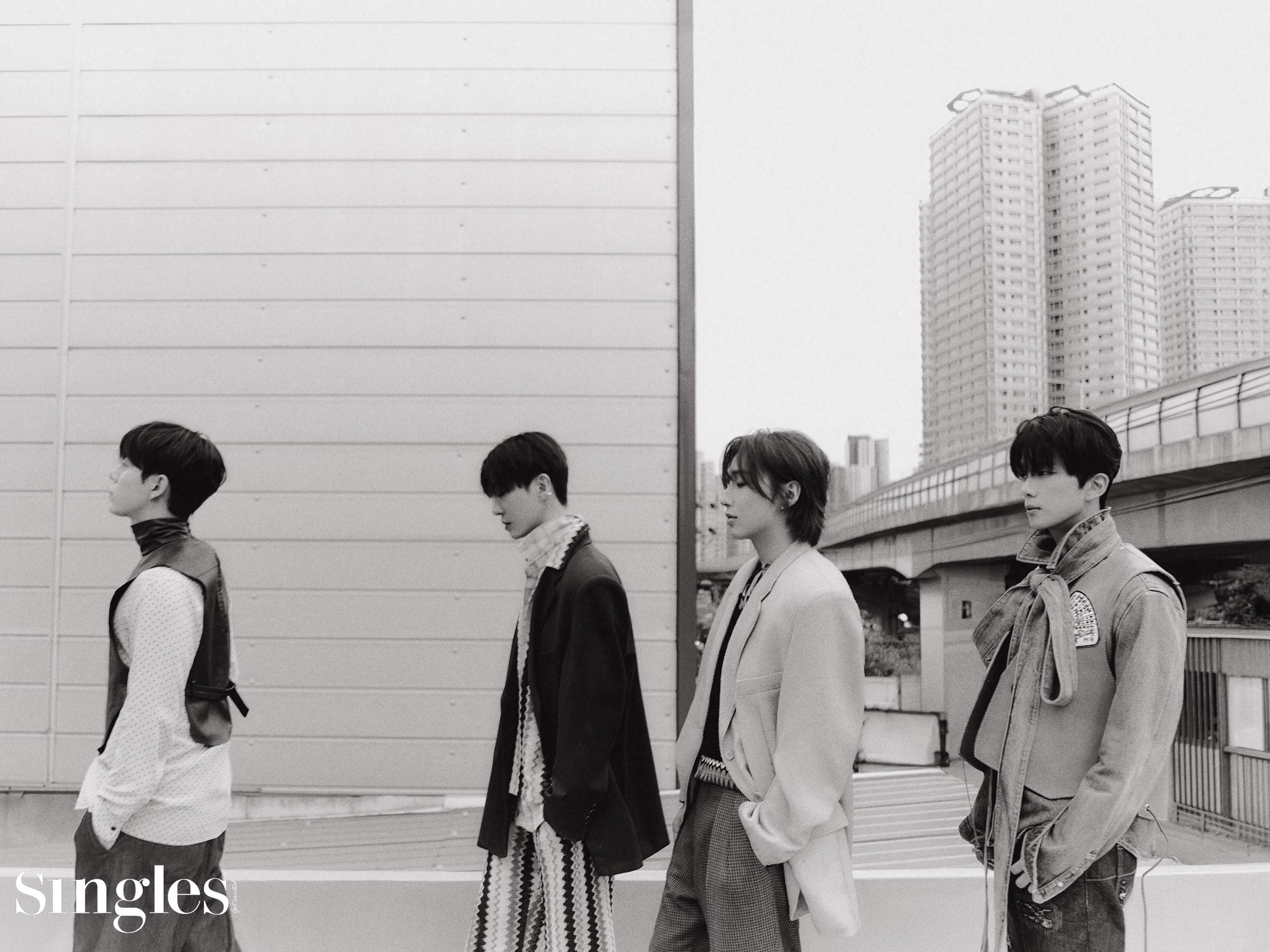 싱글즈 방정유문 화보 이미지, BAP 화보, 방용국. 정대현, 유영재, 문종업, 싱글즈 BAP 화보, BAP 워리어, BAP 원샷, BAP 화보